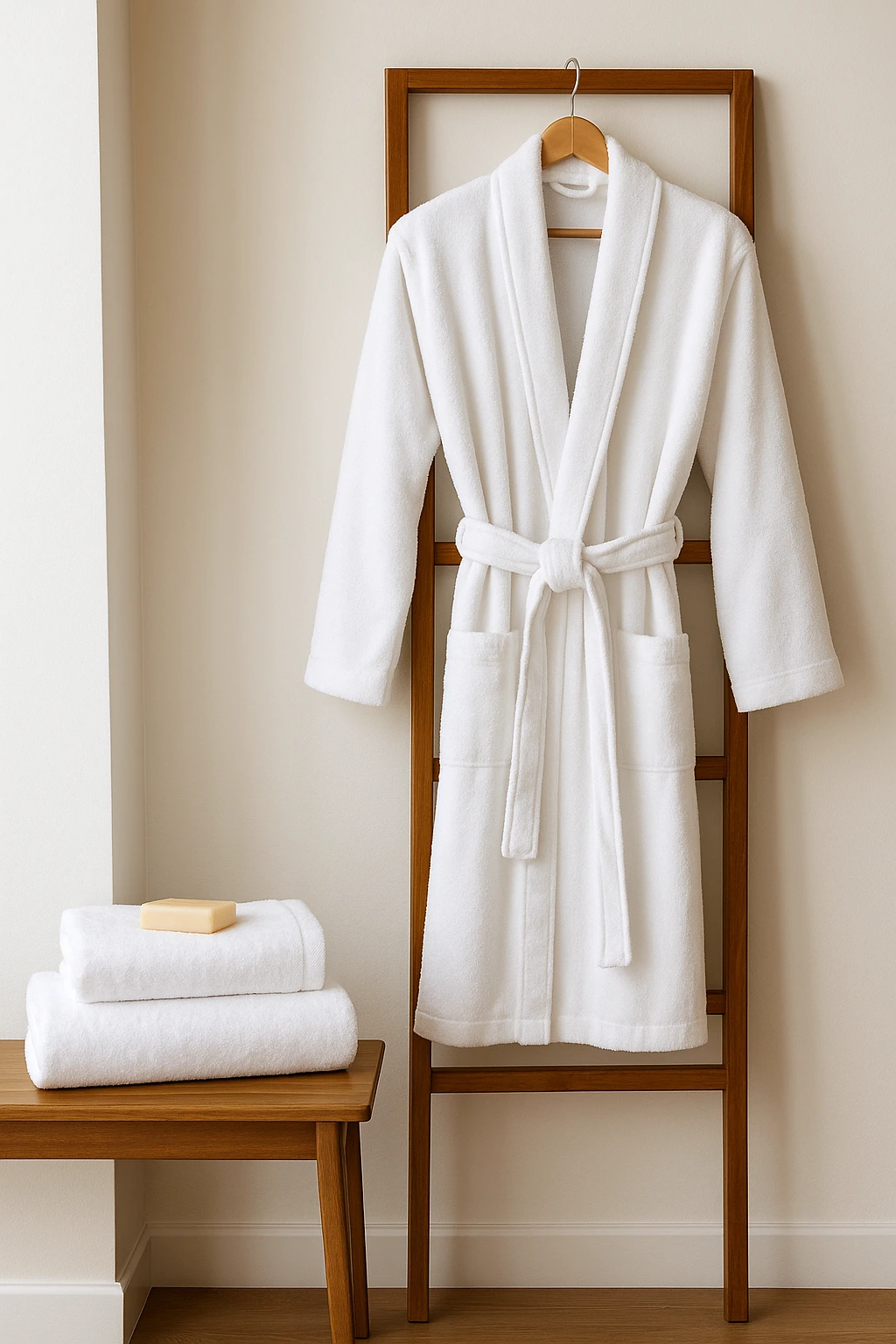 Hotel Terry Cotton Bathrobe – absorbent spa robe