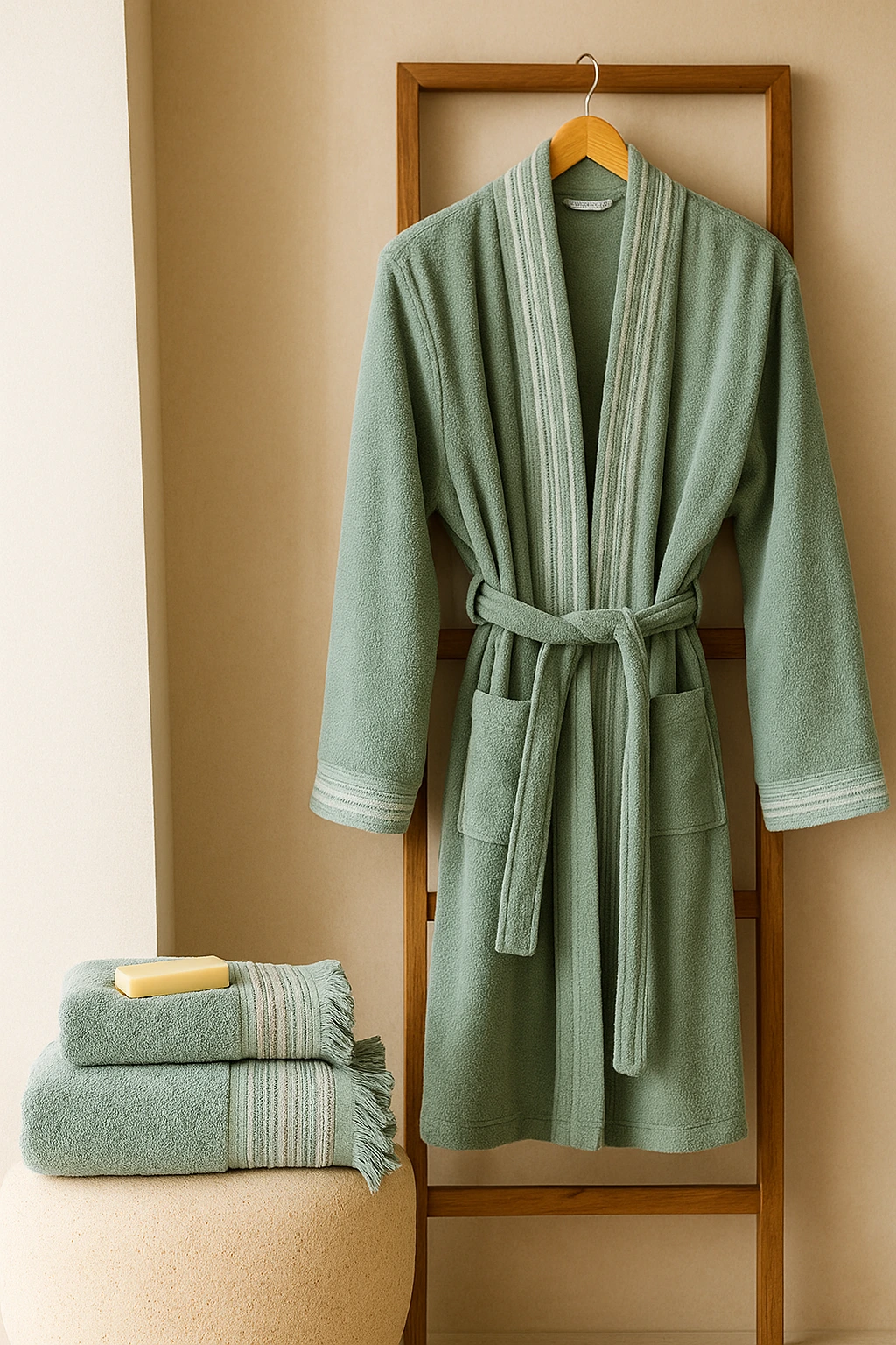 Private label bathrobe and spa robe production for hotels and textile brands