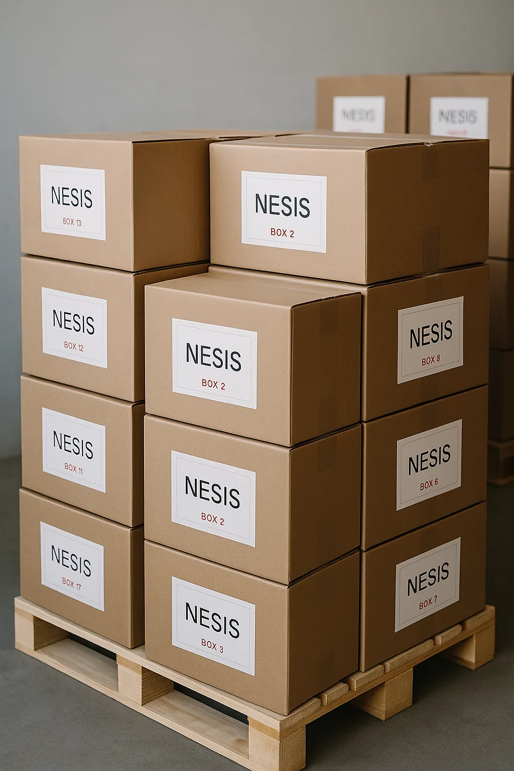 Packing and labeling for traceable hotel deliveries and repeat orders