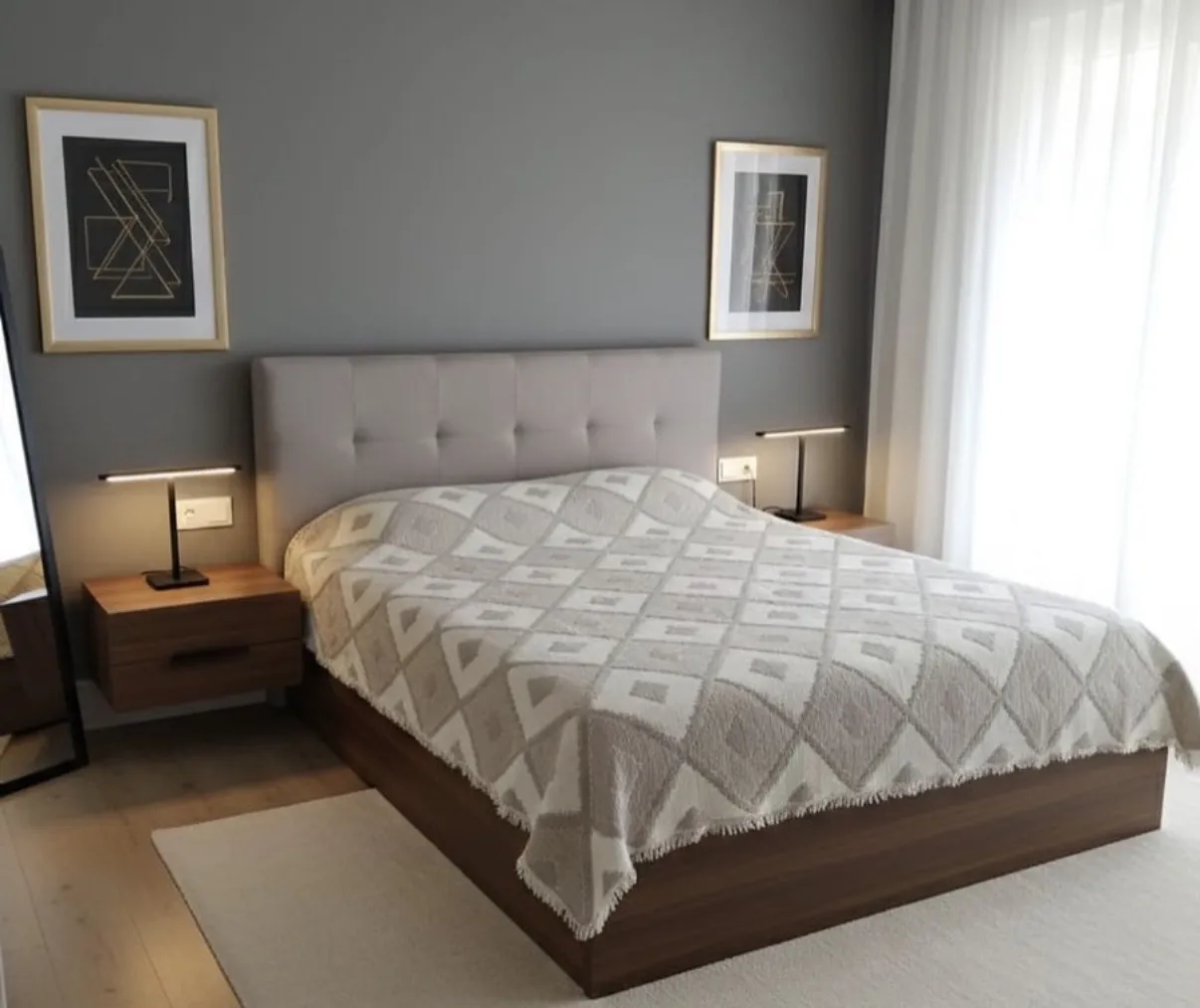 Private Label Bedspreads & Coverlets Boutique style coverlet on a bedroom bed