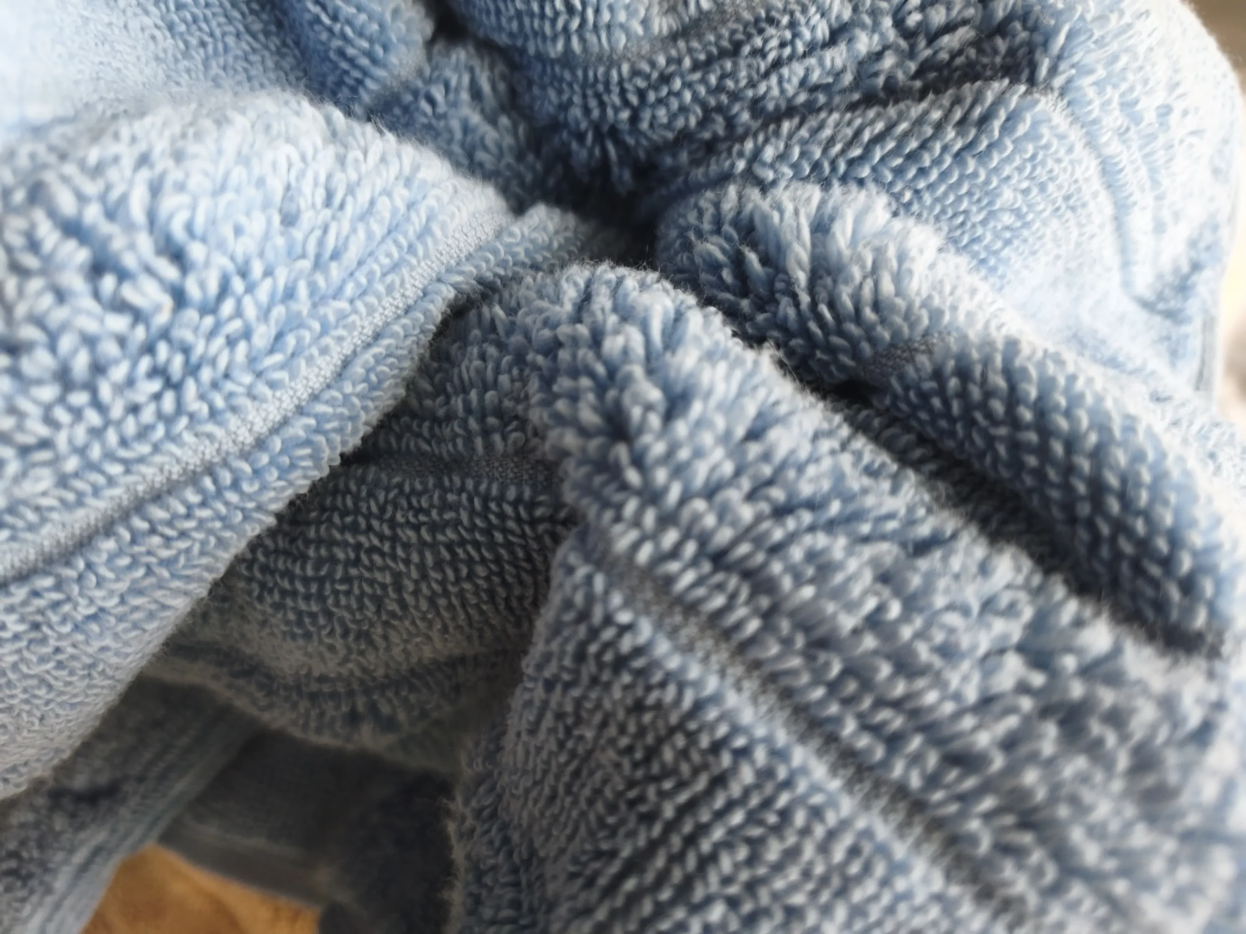 Premium Turkish towel texture showing soft cotton terry surface