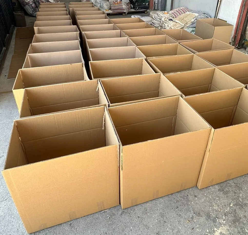 Textile packaging preparation before export shipment