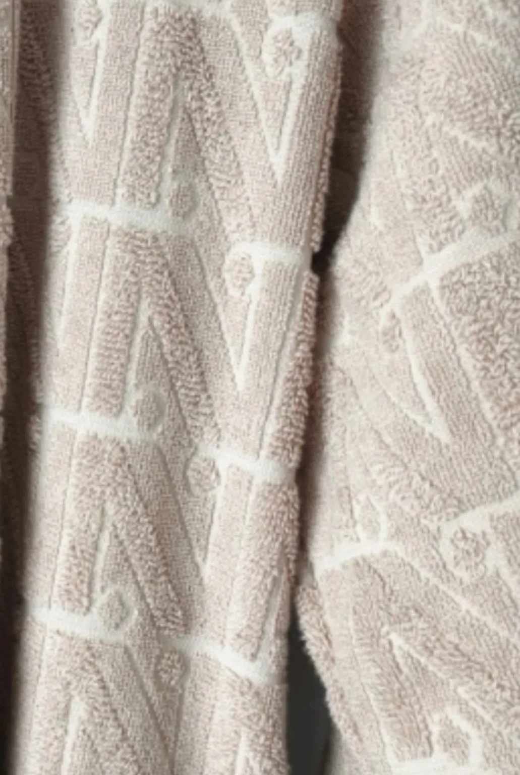 Markets Nesis jacquard terry towel construction detail